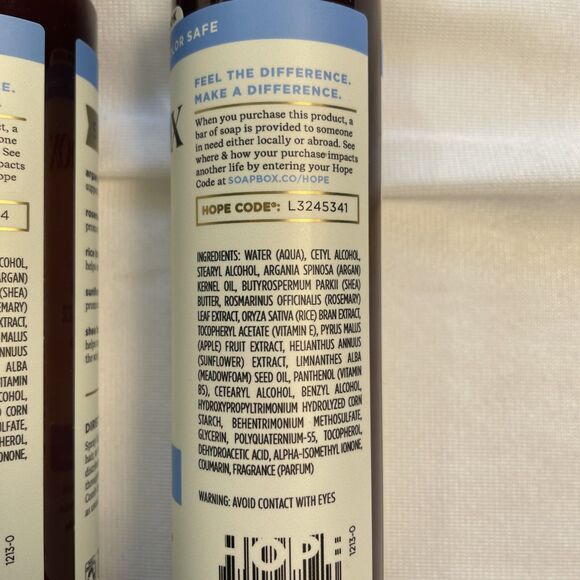 Soapbox Argan Oil Anti-Frizz Smoothing Serum 5 Oz Lot Of Two NEW Vegan Hair Care - Picture 4 of 6